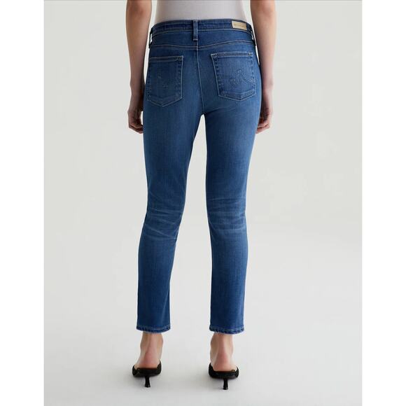 AG-ED Adriano Medium Light Wash Prima Crop Cigarette Leg Jeans 30 - Picture 13 of 16